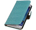 Slang Bookstyle Hoes voor Galaxy J7 Turquoise