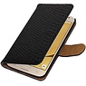 Slang Bookstyle Hoes voor Samsung Galaxy J2 (2016 ) J210F Zwart