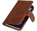 Bark Bookstyle Wallet Case Hoesje Geschikt voor de Samsung Galaxy S5 G900F Bruin
