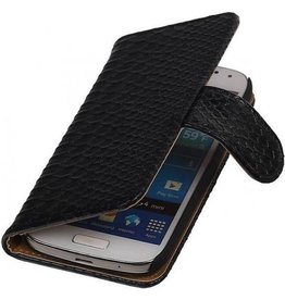 Slang Bookstyle Hoes voor Galaxy S5 mini G800F Zwart