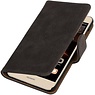 Hout Bookstyle Hoesje voor Huawei Y5 II Grijs