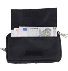 BAOHU Universele Polyester Smartphone Pouch tot 5.5" Zwart