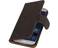 Bark Bookstyle Wallet Case Hoesje voor Galaxy S4 i9500 Grijs