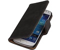 Bark Bookstyle Wallet Case Hoesje Geschikt voor de Samsung Galaxy S4 mini i9190 Grijs