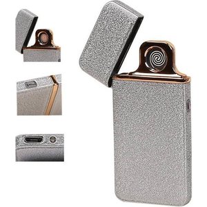 Elektrisch oplaadbaar aansteker Zilver