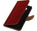 Snake Bookstyle Wallet Case Hoesje voor LG G5 Rood