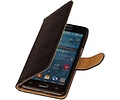 Snake Bookstyle Wallet Case Hoesje voor Galaxy Prime G530F Zwart