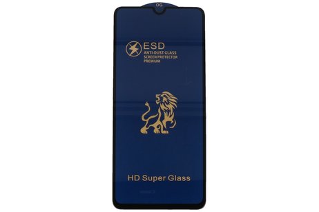 9D Gehard Tempered Glass - Screenprotector - beschermglas - Geschikt voor Samsung Galaxy A42 5G Zwart