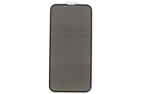 Privacy Gehard Tempered Glass - Screenprotector - beschermglas - Geschikt voor iPhone 12 Mini Zwart