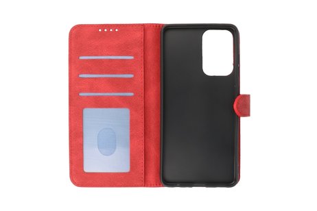 BAOHU Book Case Telefoonhoesje - Portemonnee Hoesje - Geschikt voor Samsung Galaxy A33 5G - Rood