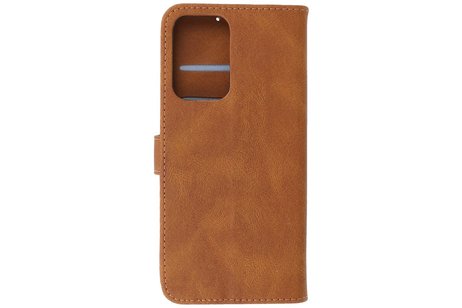 BAOHU Book Case Telefoonhoesje - Portemonnee Hoesje - Geschikt voor Samsung Galaxy A33 5G - Bruin