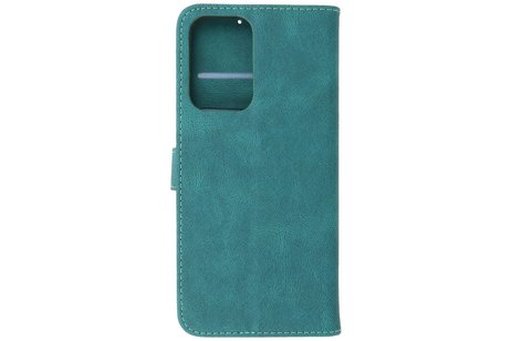 BAOHU Book Case Telefoonhoesje - Portemonnee Hoesje - Geschikt voor Samsung Galaxy A33 5G - Donker Groen