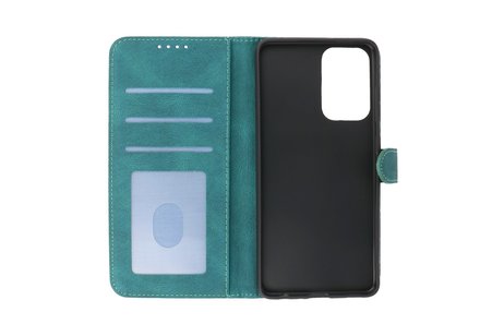 BAOHU Book Case Telefoonhoesje - Portemonnee Hoesje - Geschikt voor Samsung Galaxy A33 5G - Donker Groen
