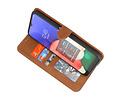 Book Case Telefoonhoesje - Portemonnee Hoesje - Geschikt voor Samsung Galaxy S20 FE - Bruin