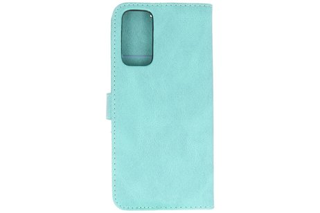 Book Case Telefoonhoesje - Portemonnee Hoesje - Geschikt voor Samsung Galaxy S20 FE - Turquoise