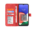 Book Case Telefoonhoesje - Portemonnee Hoesje - Geschikt voor Samsung Galaxy S22 - Rood