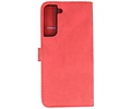 Book Case Telefoonhoesje - Portemonnee Hoesje - Geschikt voor Samsung Galaxy S22 - Rood