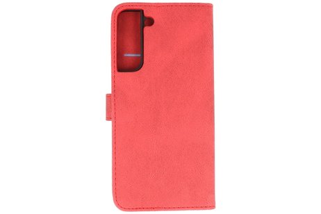 Book Case Telefoonhoesje - Portemonnee Hoesje - Geschikt voor Samsung Galaxy S22 - Rood