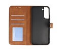 BAOHU Book Case Telefoonhoesje - Portemonnee Hoesje - Geschikt voor Samsung Galaxy S22 - Bruin