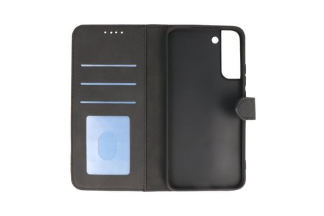 Book Case Telefoonhoesje - Portemonnee Hoesje - Geschikt voor Samsung Galaxy S22 Plus - Zwart