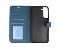 Book Case Telefoonhoesje - Portemonnee Hoesje - Geschikt voor Samsung Galaxy S22 Plus - Blauw