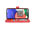 Book Case Telefoonhoesje - Portemonnee Hoesje - Geschikt voor Samsung Galaxy S22 Plus - Rood