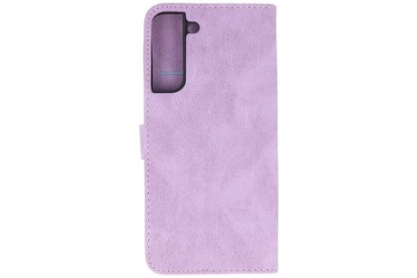 Book Case Telefoonhoesje - Portemonnee Hoesje - Geschikt voor Samsung Galaxy S22 Plus - Paars