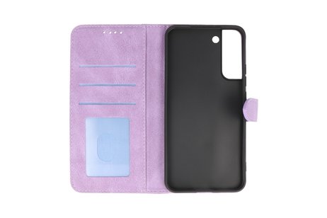 BAOHU Book Case Telefoonhoesje - Portemonnee Hoesje - Geschikt voor Samsung Galaxy S22 Plus - Paars