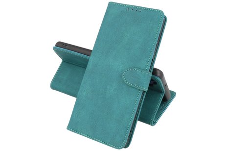 Book Case Telefoonhoesje - Portemonnee Hoesje - Geschikt voor Samsung Galaxy S22 Plus - Donker Groen