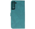BAOHU Book Case Telefoonhoesje - Portemonnee Hoesje - Geschikt voor Samsung Galaxy S22 Plus - Donker Groen
