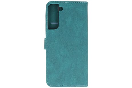 BAOHU Book Case Telefoonhoesje - Portemonnee Hoesje - Geschikt voor Samsung Galaxy S22 Plus - Donker Groen