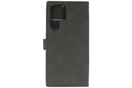 Book Case Telefoonhoesje - Portemonnee Hoesje - Geschikt voor Samsung Galaxy S22 Ultra - Zwart