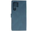 BAOHU Book Case Telefoonhoesje - Portemonnee Hoesje - Geschikt voor Samsung Galaxy S22 Ultra - Blauw