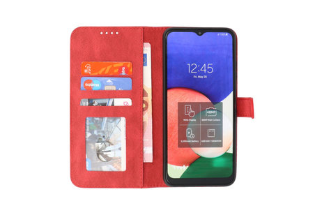 BAOHU Book Case Telefoonhoesje - Portemonnee Hoesje - Geschikt voor Samsung Galaxy S22 Ultra - Rood