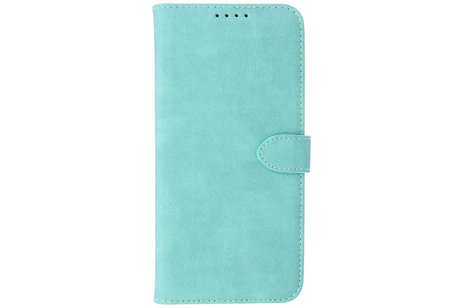 BAOHU Book Case Telefoonhoesje - Portemonnee Hoesje - Geschikt voor Samsung Galaxy S22 Ultra - Turquoise