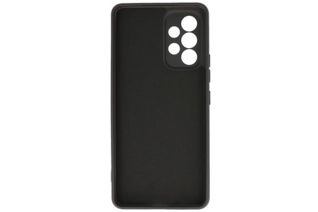 Fashion Backcover Telefoonhoesje - Color Hoesje - Geschikt voor Samsung Galaxy A23 - Zwart