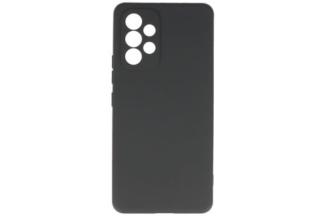 BAOHU Fashion Backcover Telefoonhoesje - Color Hoesje - Geschikt voor Samsung Galaxy A23 - Zwart
