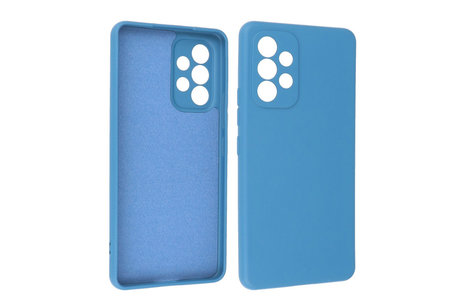 BAOHU Fashion Backcover Telefoonhoesje - Color Hoesje - Geschikt voor Samsung Galaxy A23 - Navy