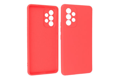 Fashion Backcover Telefoonhoesje - Color Hoesje - Geschikt voor Samsung Galaxy A23 - Rood