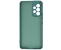 BAOHU Fashion Backcover Telefoonhoesje - Color Hoesje - Geschikt voor Samsung Galaxy A23 - Donker Groen