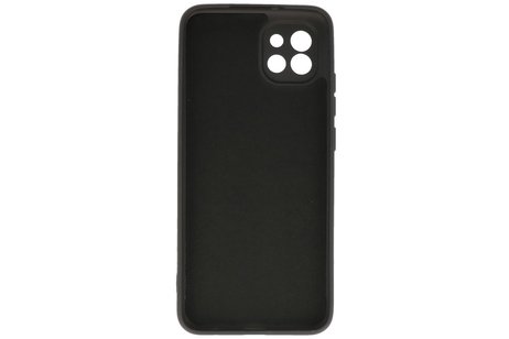 BAOHU Hoesje Geschikt voor de Samsung Galaxy A03 - Fashion Color Backcover Telefoonhoesje - Zwart