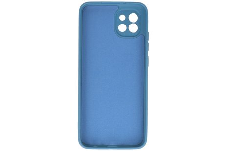 BAOHU Hoesje Geschikt voor de Samsung Galaxy A03 - Fashion Color Backcover Telefoonhoesje - Navy