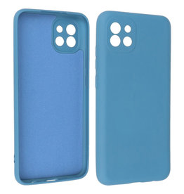 BAOHU Samsung Galaxy A03 Hoesje Fashion Backcover Telefoonhoesje Navy