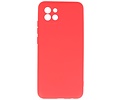 BAOHU Hoesje Geschikt voor de Samsung Galaxy A03 - Fashion Color Backcover Telefoonhoesje - Rood