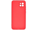 Hoesje Geschikt voor de Samsung Galaxy A03 - Fashion Color Backcover Telefoonhoesje - Rood