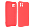 BAOHU Hoesje Geschikt voor de Samsung Galaxy A03 - Fashion Color Backcover Telefoonhoesje - Rood