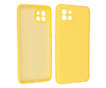 BAOHU Hoesje Geschikt voor de Samsung Galaxy A03 - Fashion Color Backcover Telefoonhoesje - Geel