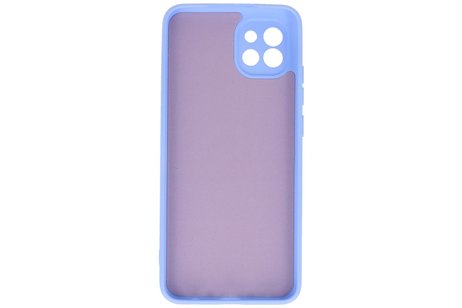 BAOHU Hoesje Geschikt voor de Samsung Galaxy A03 - Fashion Color Backcover Telefoonhoesje - Paars