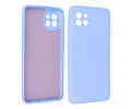 BAOHU Hoesje Geschikt voor de Samsung Galaxy A03 - Fashion Color Backcover Telefoonhoesje - Paars