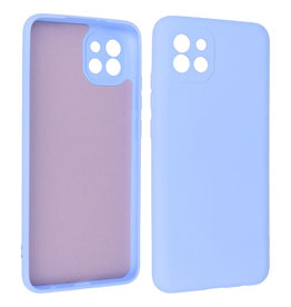 Samsung Galaxy A03 Hoesje Fashion Backcover Telefoonhoesje Paars